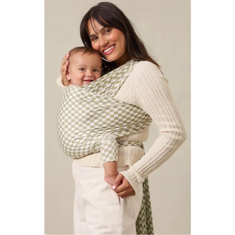 Solly Baby Sage Chequer Wrap